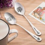 Embrace Warmth and Memories – Engraved Birth Flower Spoon – A Cherished Keepsake for Mom or Grandma - Image 4