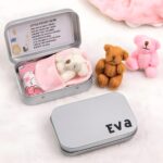 Carry Comfort Close – Little Bear in a Box with Hand-Sewn Quilt – A Soothing Companion for Children’s Special Moments - Image 4