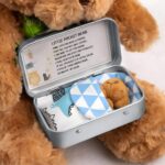 Carry Comfort Close – Little Bear in a Box with Hand-Sewn Quilt – A Soothing Companion for Children’s Special Moments - Image 5