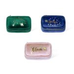 Embrace the Stars – Velvet Jewelry Travel Case with Custom Constellation – For Cherished Women on Special Days - Image 3