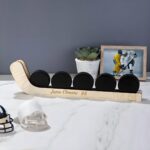 Celebrate the Game – Custom Hockey Puck Display Shelf & Stick Ornament – For the Hockey Lover in Your Life - Image 2