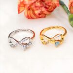 Embrace Eternal Love – Infinity Birthstone Ring with Angel Wings – A Promise for Her Most Cherished Moments - Image 5