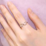 Embrace Eternal Love – Infinity Birthstone Ring with Angel Wings – A Promise for Her Most Cherished Moments - Image 10