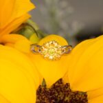 Embrace Sunshine and Hope – Custom Birthstone Sunflower Ring – For Her Special Moments - Image 3