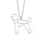 Custom pet name necklace for cherished pet lovers