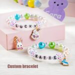 Celebrate Easter in Style with a Custom Bunny Name Pearl Bracelet – A Thoughtful Gift for Girls, Friends & Loved Ones - Image 5