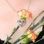 Embrace Eternal Love – Heart & Angel Name Necklace with Birthstone – A Cherished Keepsake for Mom, Grandma, or Wife - Image 6