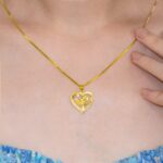 Embrace Eternal Love – Heart & Angel Name Necklace with Birthstone – A Cherished Keepsake for Mom, Grandma, or Wife - Image 7