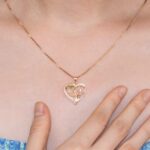 Embrace Eternal Love – Heart & Angel Name Necklace with Birthstone – A Cherished Keepsake for Mom, Grandma, or Wife - Image 8