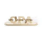 Carry Your Heart in Wood – Custom Engraved Wooden Sign – A Loving Tribute for Dad, Mom, Papa, or Oma - Image 4