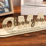 Carry Your Heart in Wood – Custom Engraved Wooden Sign – A Loving Tribute for Dad, Mom, Papa, or Oma - Image 8