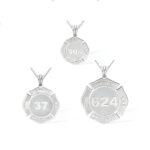 Honor Their Bravery – Engraved Firefighter Necklace – For Heroes and Loved Ones - Image 6