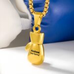 Embrace the Fighter's Spirit – Custom Boxing Glove Necklace – For the Brave and Bold - Image 2