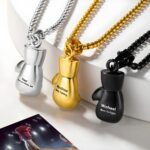 Embrace the Fighter's Spirit – Custom Boxing Glove Necklace – For the Brave and Bold - Image 4