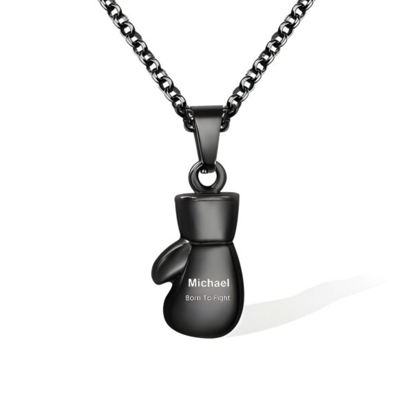 Custom Boxing Glove Necklace for the Brave and Bold