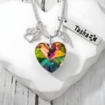 Embrace Their Memory – Custom Pet Memorial Necklace with Rainbow Bridge Pendant – For Cherished Pet Lovers - Image 4