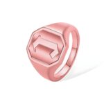 Embrace Timeless Heritage – Initial Engraved Signet Ring – A Cherished Token for Loved Ones - Image 4