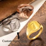 Embrace Timeless Heritage – Initial Engraved Signet Ring – A Cherished Token for Loved Ones - Image 5