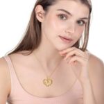 Embrace Their Tiny Steps – Custom Heart Necklace with Baby Feet & Birthstones – For Cherished Moms and Grandmothers - Image 8