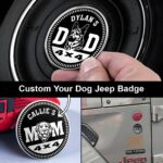 Carry Your Canine Companion – Custom Jeep Badge for Dog Moms and Dads Who Adventure Together - Image 5
