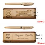 Write Your Story – Elegant Bamboo Pen & Wooden Case Set – For Those Who Inspire and Achieve - Image 9