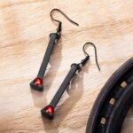 Carry Good Fortune Close – Birthstone Horseshoe Earrings – A Cherished Token for Horse Lovers - Image 3