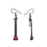 birthstone horseshoe earrings for horse lovers