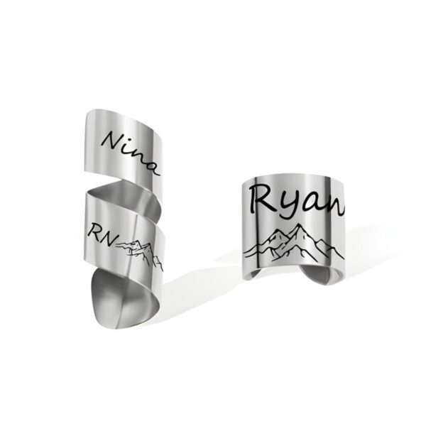 Custom stethoscope ID tag for medical heroes