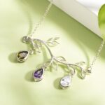 Embrace Your Roots – Family Tree Birthstone Necklace or Bracelet – A Heartfelt Tribute for Her - Image 5