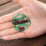 Celebrate Team Spirit – Custom Baseball Earrings with Number – For Moms, Daughters & Loved Ones Cheering on the Game - Image 6