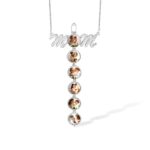 Cherished photo pendant necklace for mom's memories