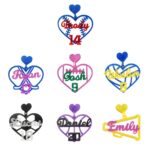 Custom name sport ball earrings for proud fans
