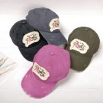 Embrace Courage – Distressed Breast Cancer Awareness Baseball Cap – For Warriors Facing the Fight - Image 5