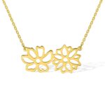 Embrace Forever Blooms – Birth Flower Necklace – A Cherished Keepsake for Mom, Grandma, or Her Special Day - Image 2
