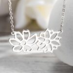Embrace Forever Blooms – Birth Flower Necklace – A Cherished Keepsake for Mom, Grandma, or Her Special Day - Image 7