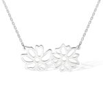 Birth flower necklace for mom, a cherished keepsake