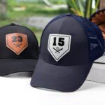 Cheer with Heart – Custom Leather Patch Baseball Hat – For Fans Who Celebrate Every Play - Image 3