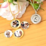 Hold Loved Memories Close – Custom Initial Photo Locket Necklace – A Tender Keepsake for Her and Mom - Image 5