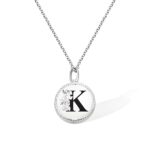 Custom initial photo locket necklace for treasured memories