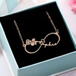 Embrace Endless Love – Custom Infinity Birth Flower Necklace – A Cherished Keepsake for Mom, Daughter & Friends - Image 6