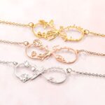 Embrace Eternal Bonds – Infinity Birthflower Necklace with Names – For Mom, Daughter & Cherished Women - Image 5