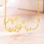 Embrace Eternal Bonds – Infinity Birthflower Necklace with Names – For Mom, Daughter & Cherished Women - Image 7