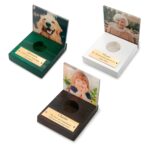 Custom wooden tealight memorial candle holder for cherished memories