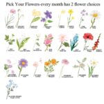 Embrace Family Love – Custom Birth Flower Pillowcase – A Heartfelt Keepsake for Grandma & Mom - Image 7