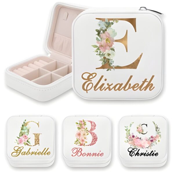 Custom floral jewelry box for treasured keepsakes