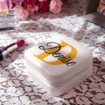 Carry Her Treasures with Love – Custom Name & Initial Jewelry Box – A Thoughtful Keepsake for Her Journey - Image 5