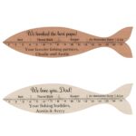 Personalized fish ruler for dad, celebrating every catch