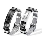Carry His Story Close – Engraved Photo ID Bracelet for Fathers and Loved Ones - Image 2