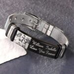 Carry His Story Close – Engraved Photo ID Bracelet for Fathers and Loved Ones - Image 7
