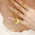 Embrace Memories in Bloom – Birth Flower Photo Locket Necklace – A Cherished Keepsake for Her and Mom - Image 11